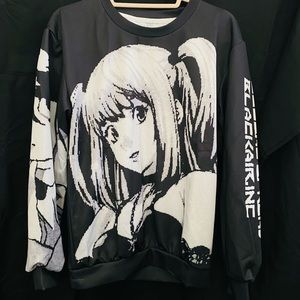 Deathnote Anime L and Misa Amane Sweatshirt 🖤 ALREADY SOLD